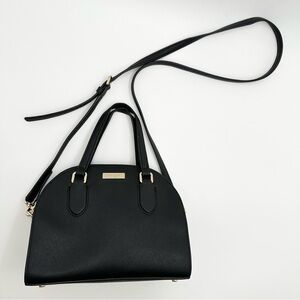 Kate Spade Mini Reiley Laurel Way Black Satchel Handbag Crossbody